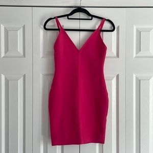Pink bandage dress M never worn